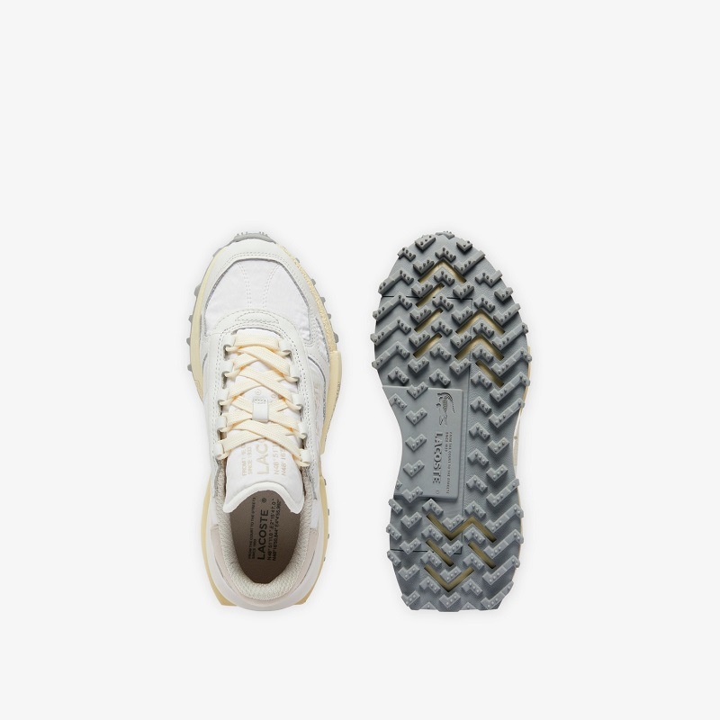【クラシック】【ワニ】LACOSTE 24FW ラコステ スニーカー W ELITE ACTIVE 224 3 SFA WHT/LT YLW 48SFA0075-2H8 レディーススニーカー