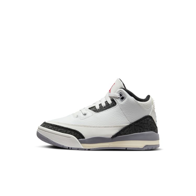 JORDAN BRAND FA24 8/31 JORDAN 3 RETRO PS サミットホワイト/ファイアレッド-セメントグレー-ブラック DM0966-106