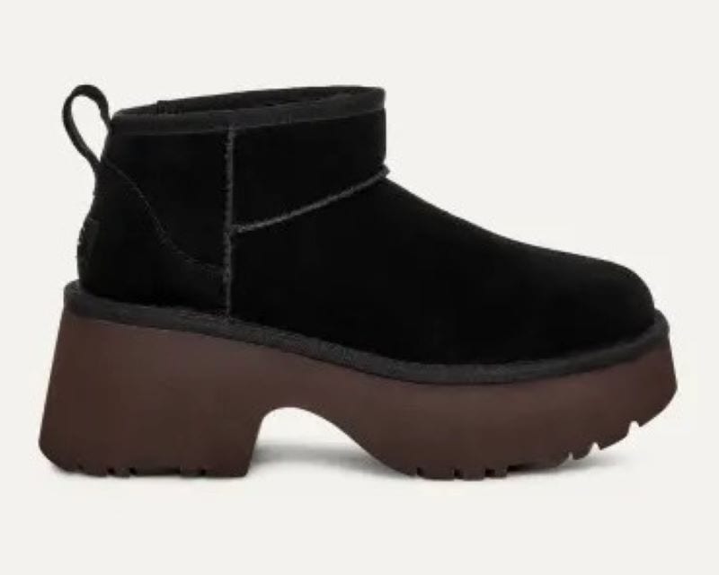 UGG 24AW 9/4 W CLASSIC ULTRA MINI NEW HEIGHTS BLACK 1158311-BLK ブラック