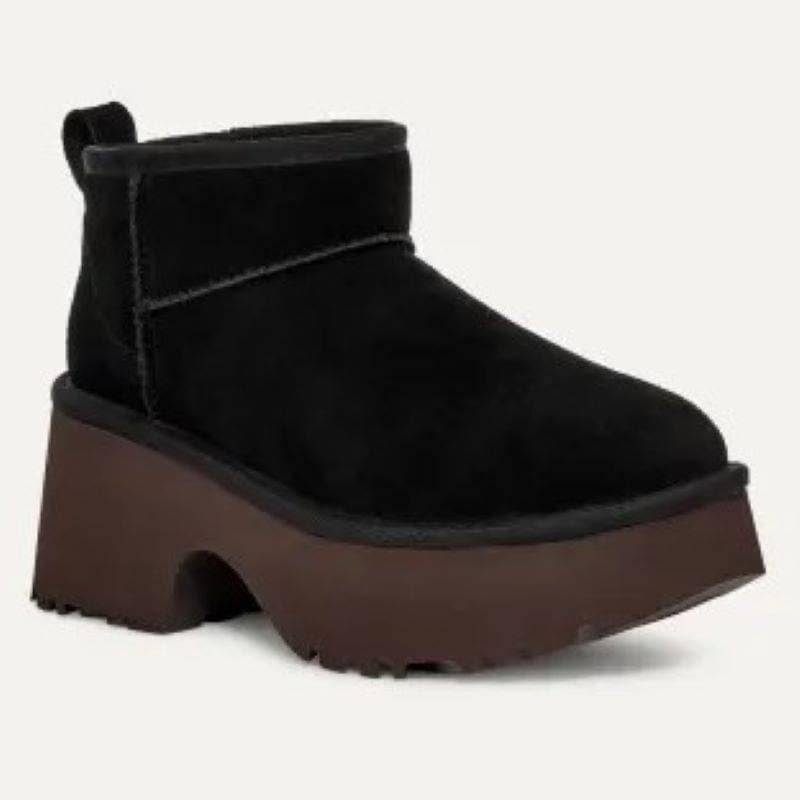 UGG 24AW 9/4 W CLASSIC ULTRA MINI NEW HEIGHTS BLACK 1158311-BLK ブラック