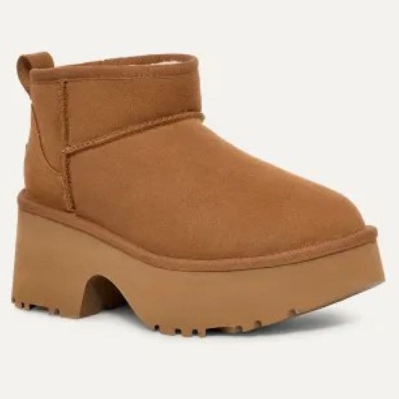 UGG 24AW 9/4 W CLASSIC ULTRA MINI NEW HEIGHTS CHESTNUT