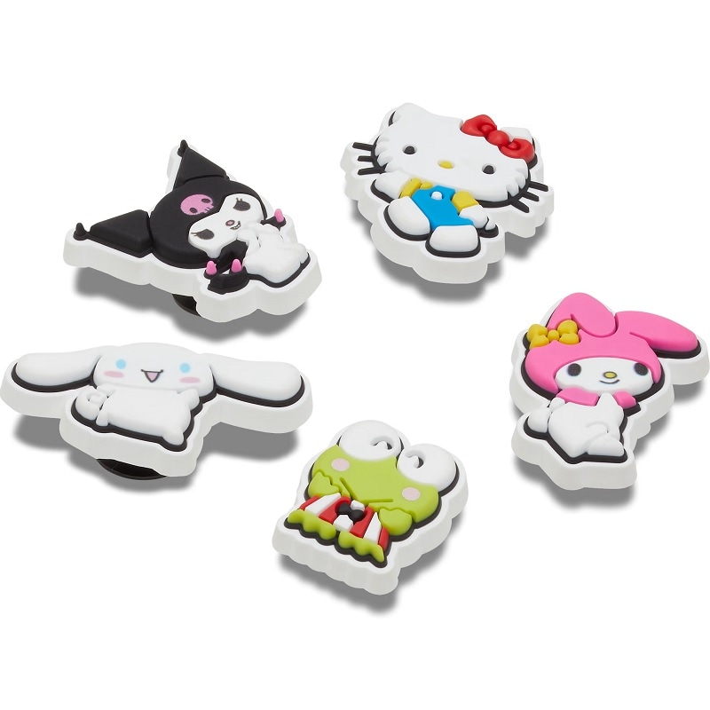 【ジビッツチャーム】【クロックス用アクセサリー】crocs 24HO クロックス ジビッツチャーム ハローキティ アンド フレンズ 5 パック Jibbitz charms Hello Kitty and Friends 5 Pack 10013597 アクセサリー