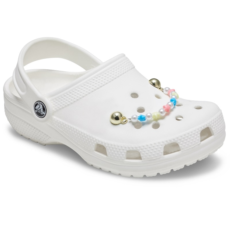 【ジビッツチャーム】【クロックス用アクセサリー】crocs 24HO クロックス ジビッツチャーム パール アンド スター チェーン Jibbitz charms Pearl and Star Chain 10014182 アクセサリー