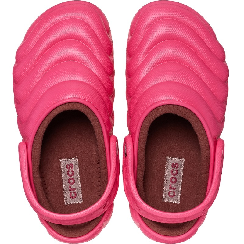 crocs 24HO CLASSIC LINED OVERPUFF CLOG Dragon Fruit 210059-6ZQ