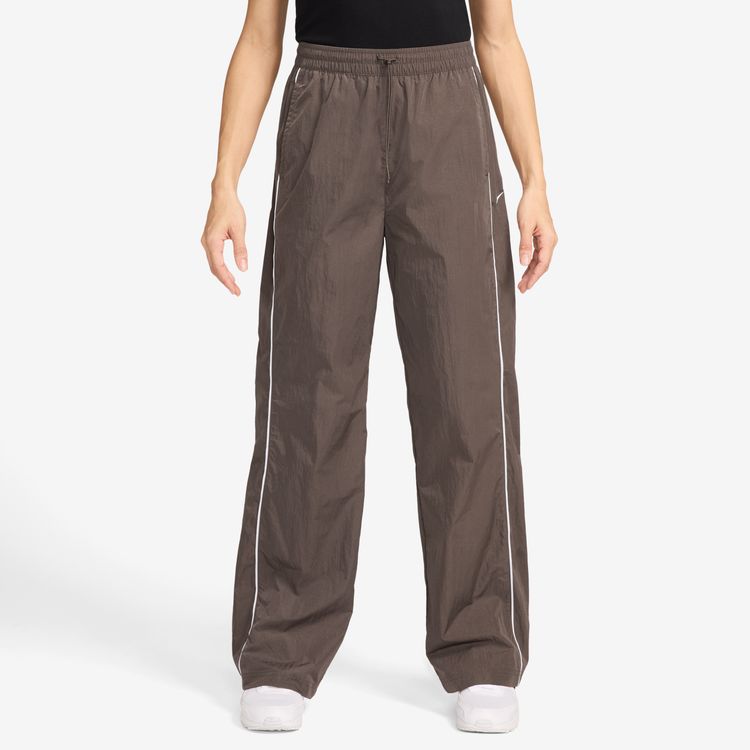 NIKE HO24 NIKE W NSW WR HR OH WOVEN PANTS アイアンストーン/ホワイト FV7656-004