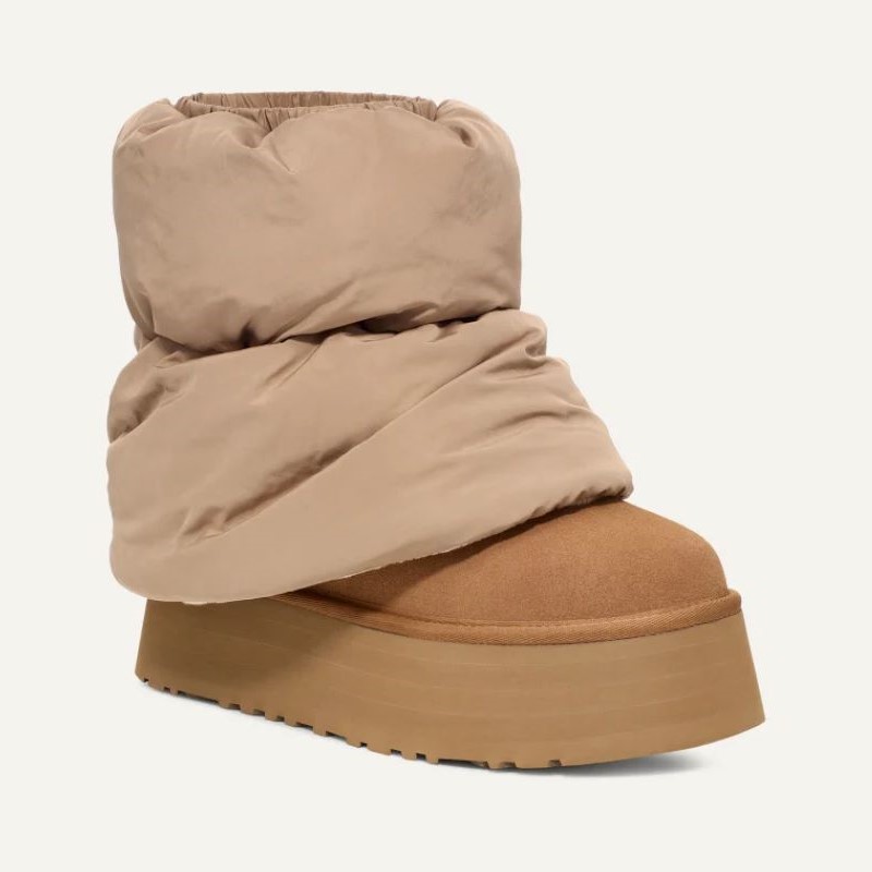UGG 24AW 10/2 W CLASSIC MINI DIPPER PUFFER AMPHORA / CHESTNUT 1158275-AHS アンフォラ/チェスナッツ