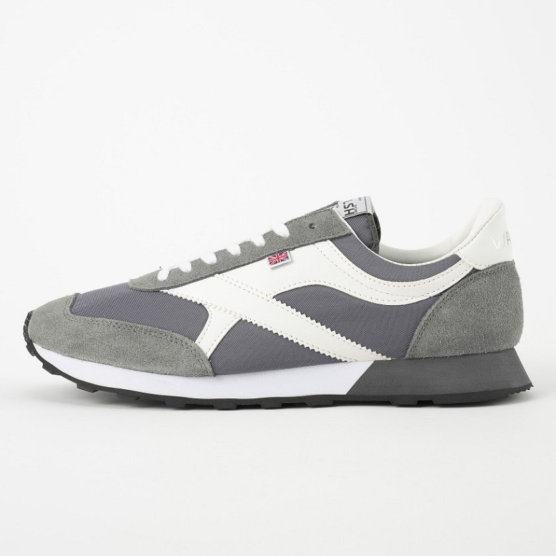 WALSH ウォルシュ ホワイト/グレー スニーカー 24㎝ UK5 WALSH スニーカー European EUR40025 WHT/GRY ／WALSH