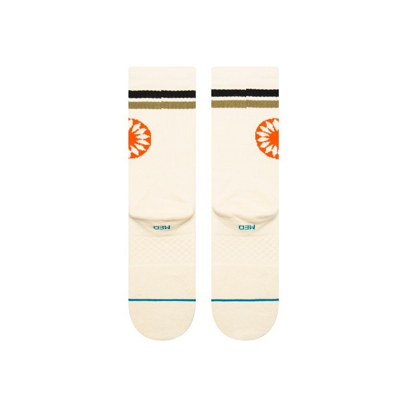 【カジュアルソックス】STANCE 24FW スタンス サン ダイアル クルー SUN DIAL CREW A556C24SUN#CRM A556C24SUN-CRM クリーム