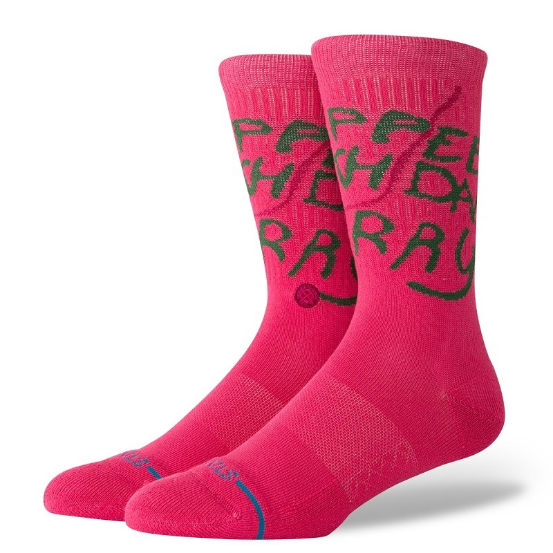 【ハリーポッター コラボレーションモデル】STANCE 24HO スタンス ハッピー クルー HAPPEE CREW PINK A556D24HAP#PNK A556D24HAP-PNK ピンク