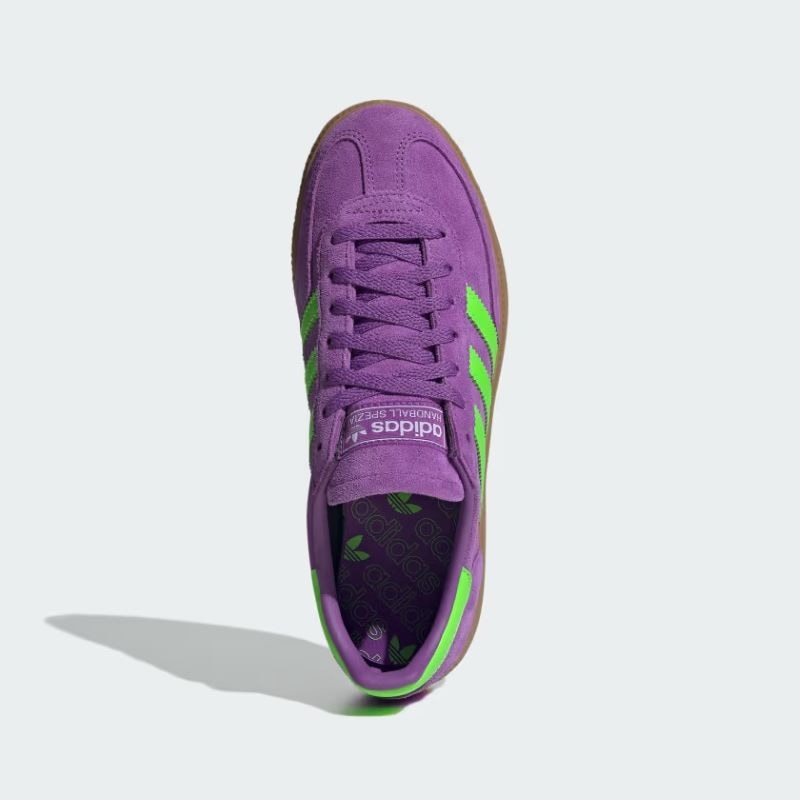 adidas 25Q1 HANDBALL SPEZIAL W JS0251 アクティブパープル/ソーラーグリーン/ガム 【アディダスオリジナルス】【ハンドボール スペツィアル W】