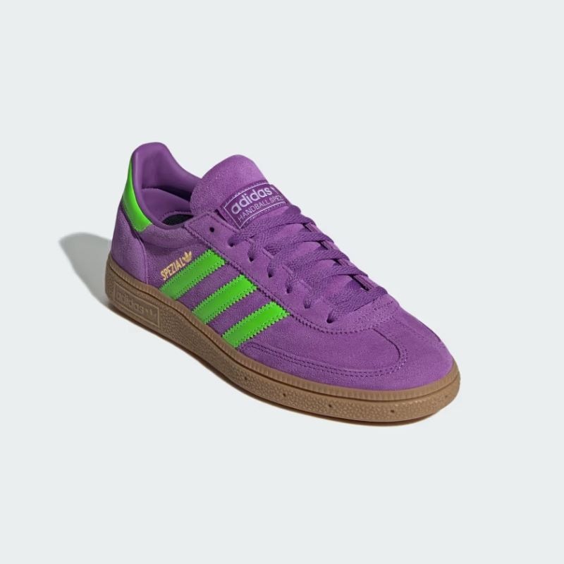 adidas 25Q1 HANDBALL SPEZIAL W JS0251 アクティブパープル/ソーラーグリーン/ガム 【アディダスオリジナルス】【ハンドボール スペツィアル W】