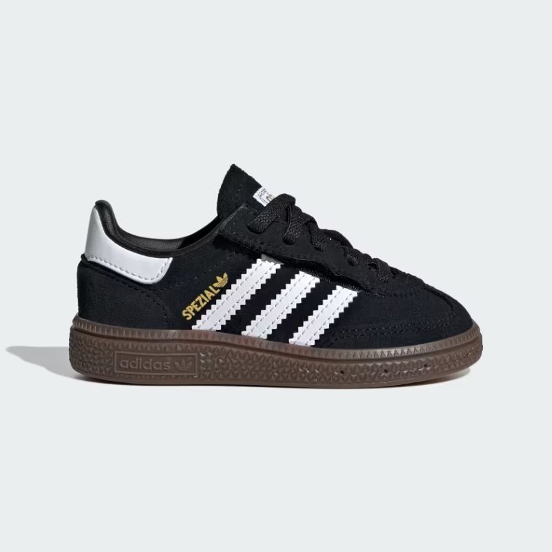 【アディダスオリジナルス/ハンドボール スペツィアル CF EL I/13-16cm】adidas C/O HANDBALL SPEZIAL CF EL I JI2898 コアブラック/フットウェアホワイト/ガム