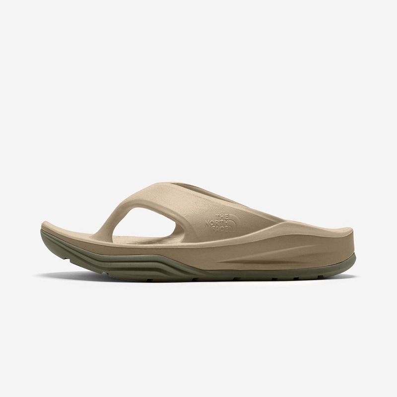 【サンダル】THE NORTH FACE 25SS ザ・ノースフェイス リアクティブ フリップ RE-ACTIV FLIP クラシックカーキ×ニュートープグリーン NF52353-CN
