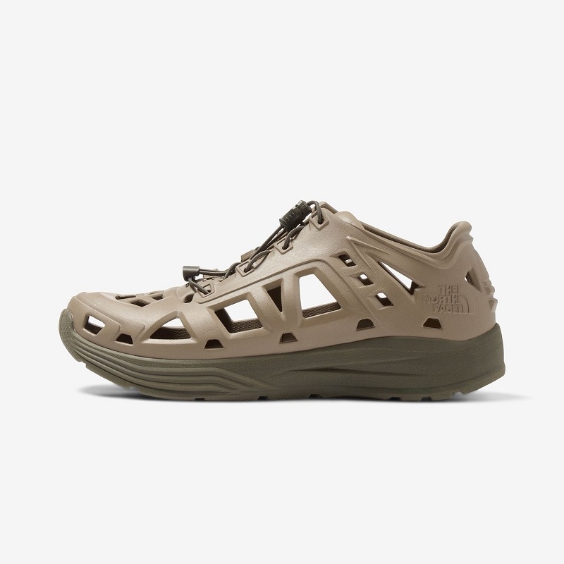 【サンダル】THE NORTH FACE 25SS ザ・ノースフェイス リアクティブ スニーカー RE-ACTIV SNEAKER クラシックカーキ×ニュートープグリーン NF52451-CN