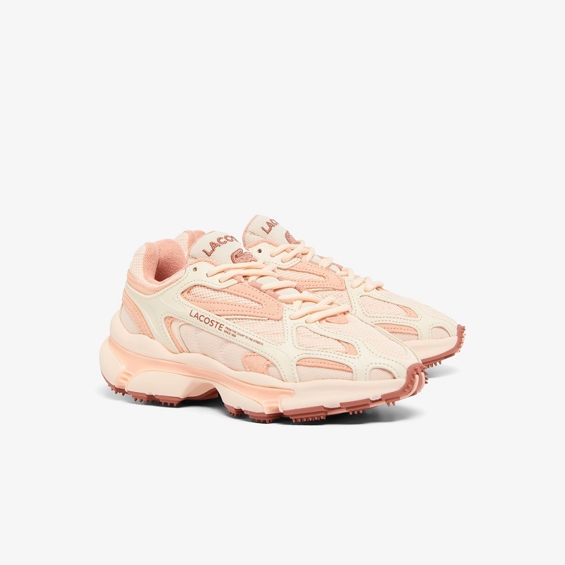 LACOSTE 25SS ラコステ スニーカー W L003 2K24 125 2 SFA LT PNK/BRW 49SFA0010-AM4 ライトピンク/ブラウン