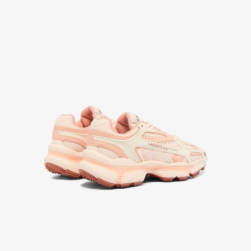 LACOSTE 25SS ラコステ スニーカー W L003 2K24 125 2 SFA LT PNK/BRW 49SFA0010-AM4 ライトピンク/ブラウン