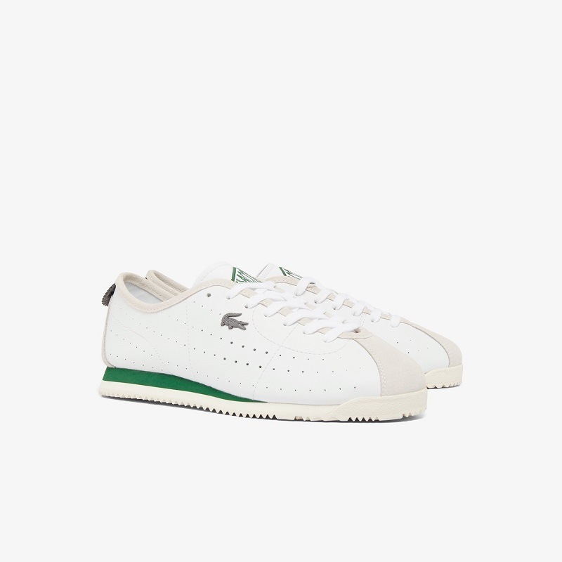 LACOSTE 25SS ラコステ スニーカー M CLUB-LOW 125 3 SMA WHT/DK GRN 49SMA0042-1R5 ホワイト/ダークグリーン