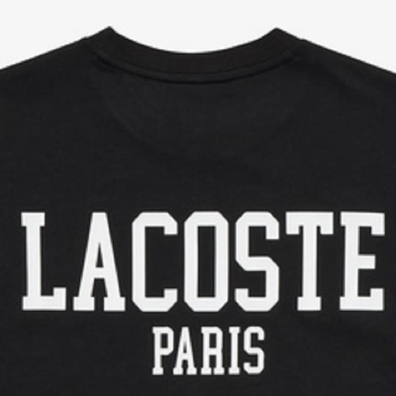 LACOSTE 25SS ラコステ アパレル TH4705-99 BLACK TH4705-99-031 ブラック