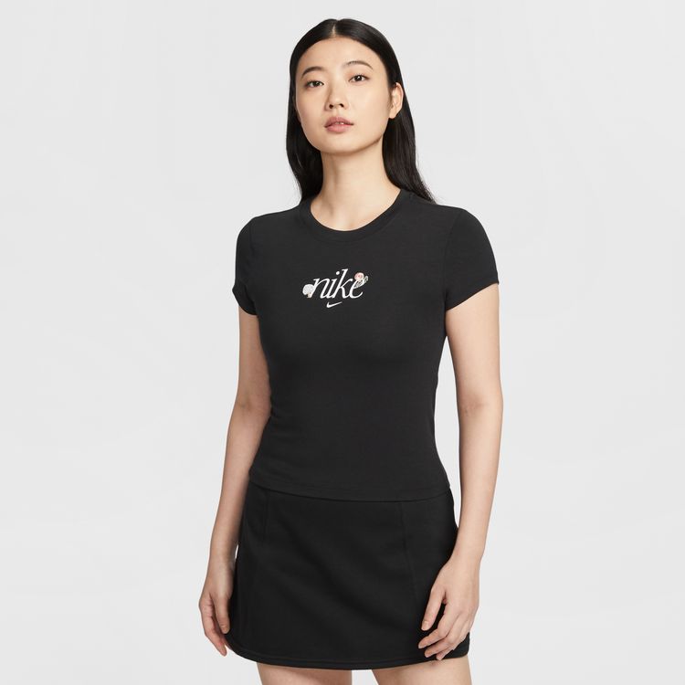 NIKE SU25 AS W NSW NK CHLL KNIT TEE ブラック HF9723-010
