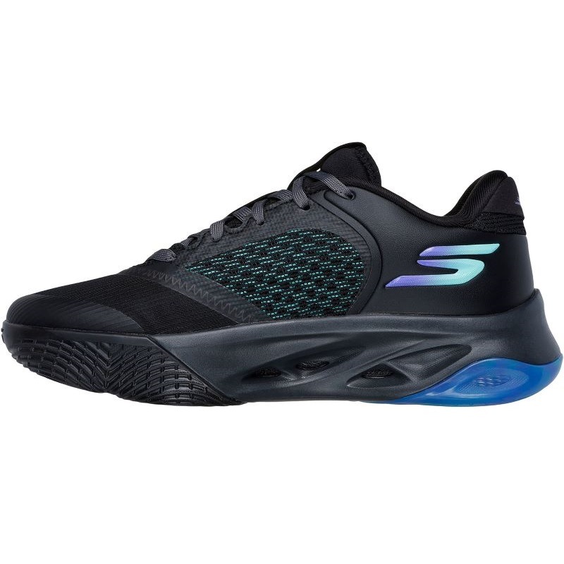SKECHERS 25Q1 SKX FLOAT BLACK/TEEL 253001-BKTL