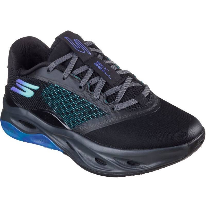 SKECHERS 25Q1 SKX FLOAT BLACK/TEEL 253001-BKTL