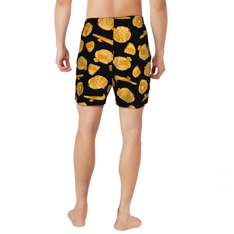 【セール20%OFF】NIKE SWIM 25SS NIKE PRINT STRETCH 7”VOLLEY SHORTS ブラック NESSF552-N001