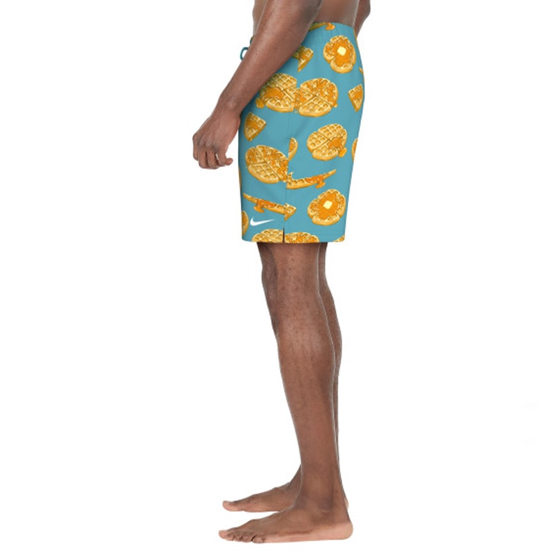 【セール20%OFF】NIKE SWIM 25SS NIKE PRINT STRETCH 7”VOLLEY SHORTS ダスティカクタス NESSF552-N463