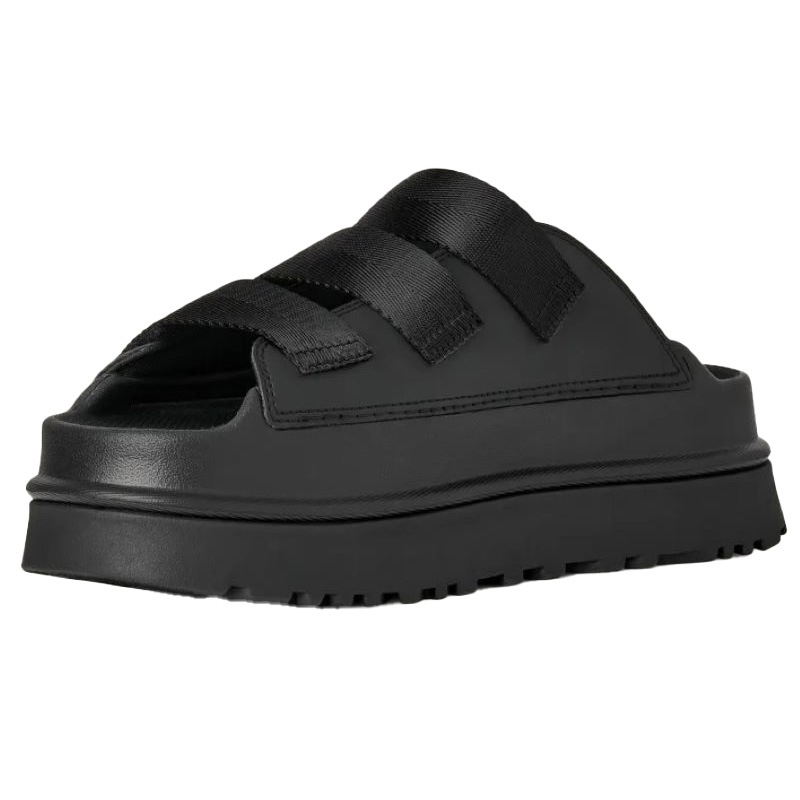 【セール30%オフ】UGG S25 4/16 W GOLDENGLOW SLIDE BLACK 1167430-BLK ブラック