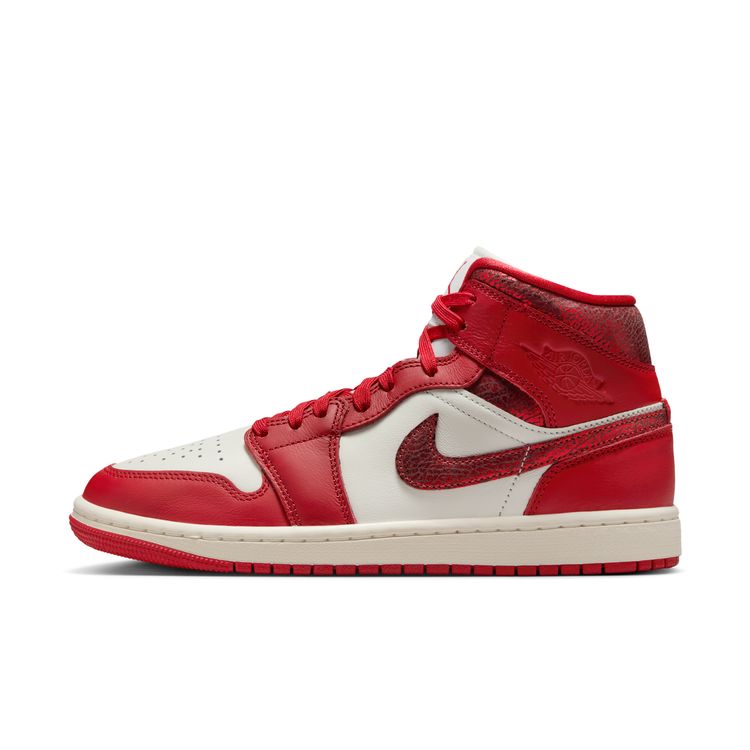 【セール30%OFF】JORDAN BRAND SU25 WMNS AIR JORDAN 1 MID SE セイル/バーシティレッド-チームレッド HJ9337-106