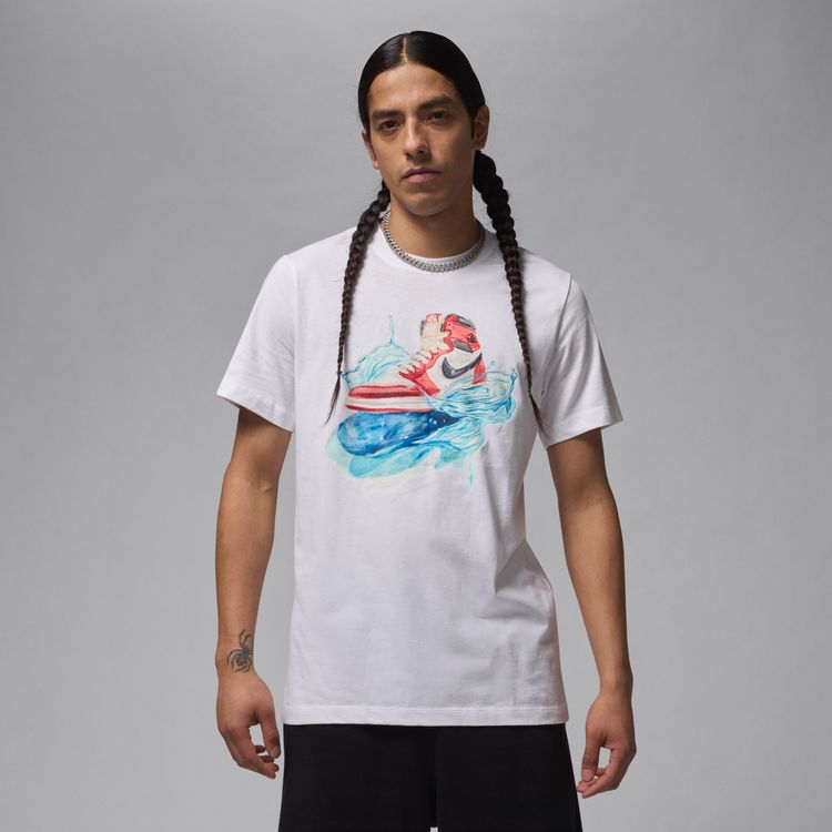 JORDAN BRAND SU25 M J FLT ESS AJ1 SS CREW ホワイト/ブラック