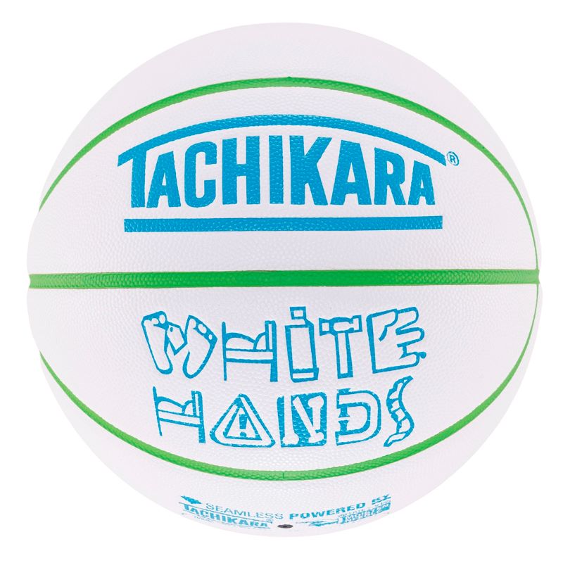 TACHIKARA BASKETBALL WHITE HANDS SB7-2009 ホワイト/ネオングリーン/ネオンブルー