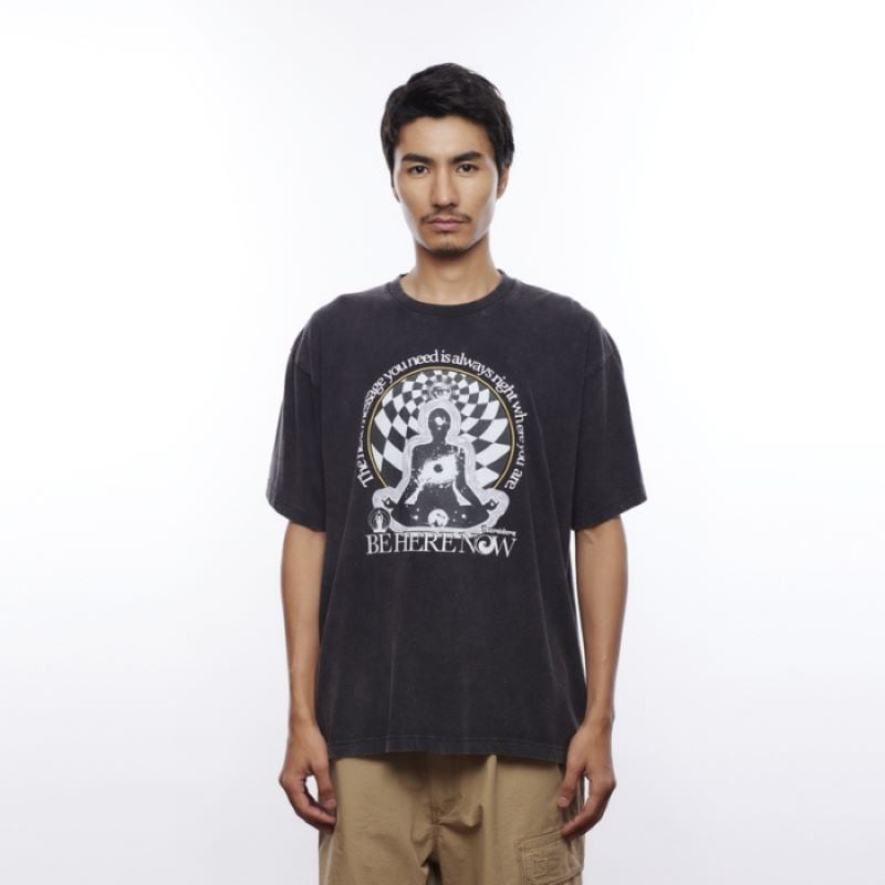 Liberaiders 25SS 5/9 BE HERE NOW TEE 716162501 716162501-BLK ブラック