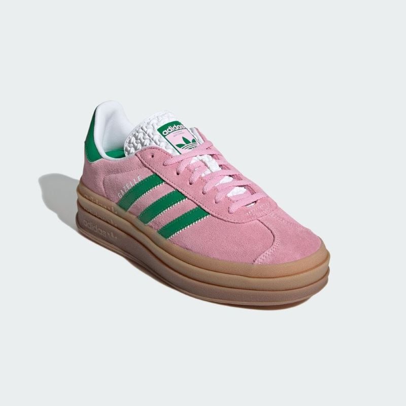 adidas C/O GAZELLE BOLD W トゥルーピンク/グリーン/フットウェア