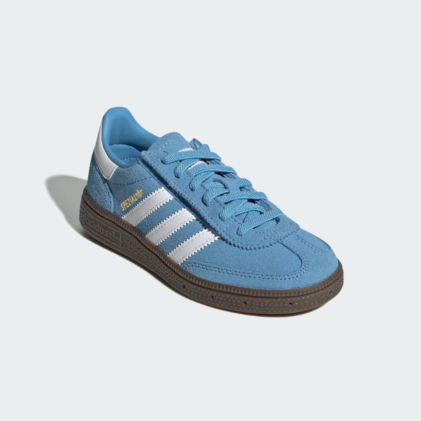 adidas 25Q3 HANDBALL SPEZIAL CF EL C ライトブルー/フットウェアホワイト/ガム JQ6381