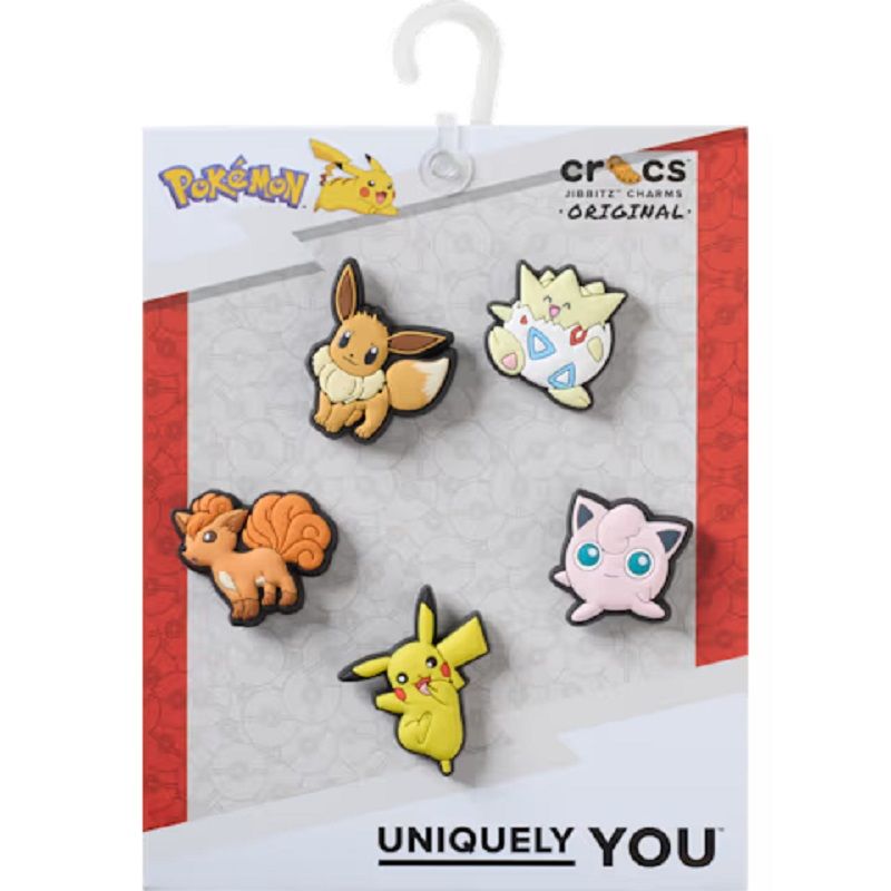 crocs 25Q2 6/11 Jibbitz charms Pokemon Character 5 Pack 10015225