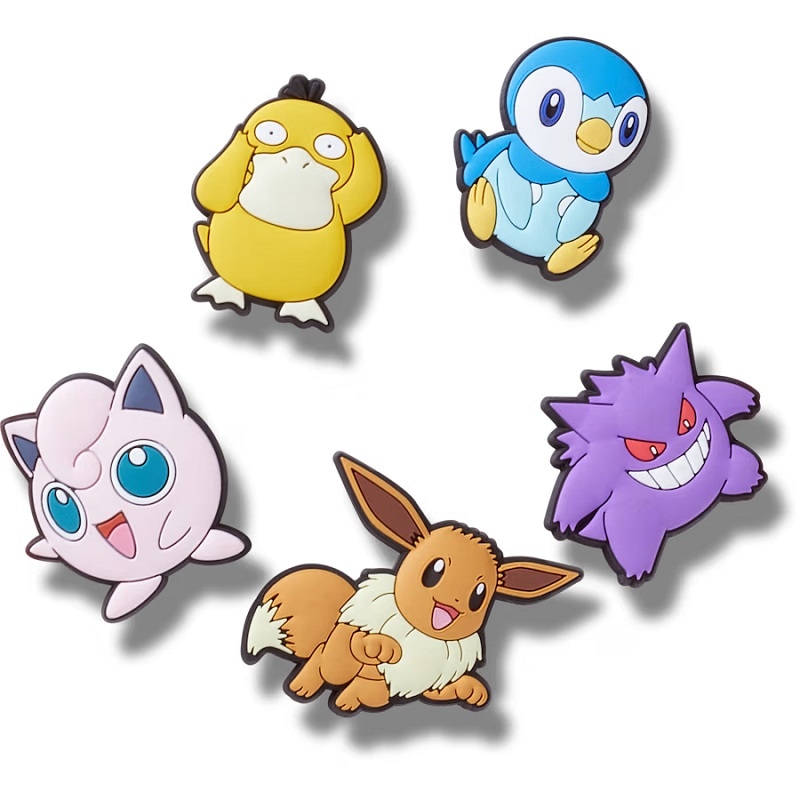 crocs 25Q2 6/11 Jibbitz charms Pokemon Assrtd 5 Pack 10015746