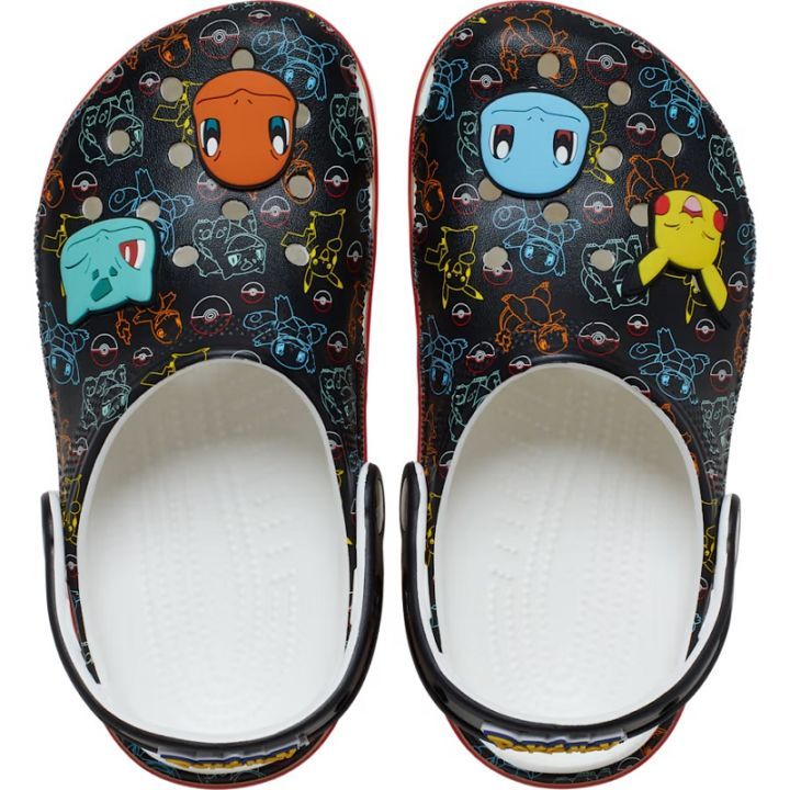 crocs 25Q2 6/11 KID'S POKEMON PRINT CLASSIC CLOG Multi 211344-90H