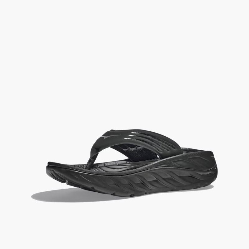 HOKA C/O M ORA RECOVERY FLIP BLACK / DARK GULLGRAY 1099675-BDGGR