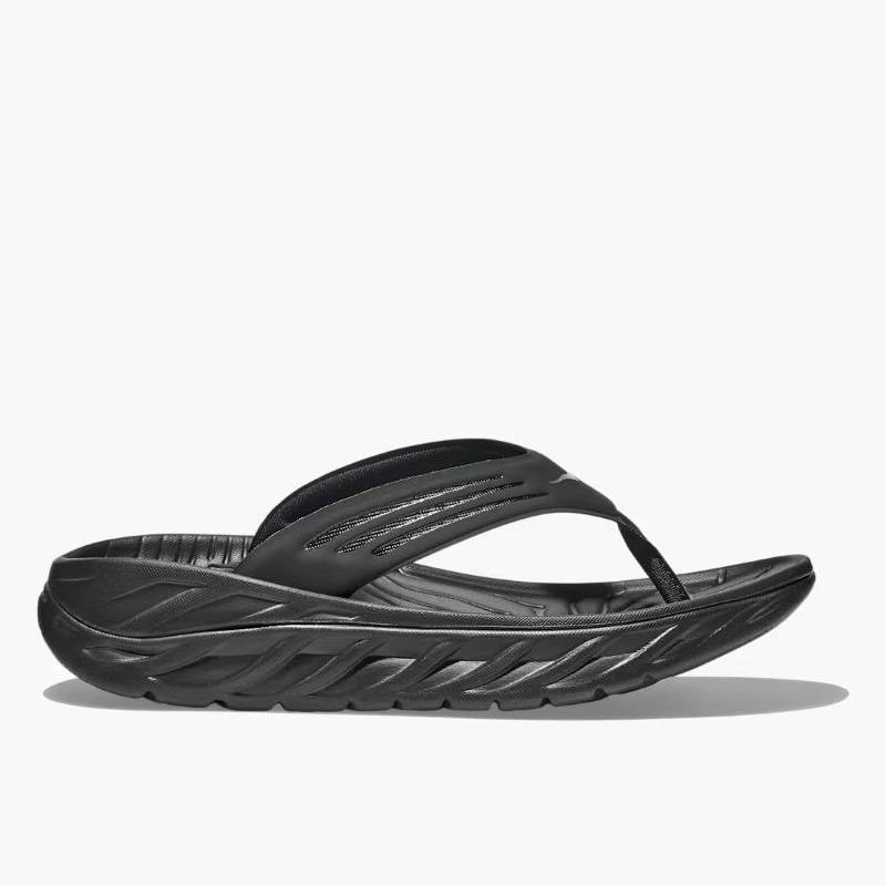 HOKA C/O M ORA RECOVERY FLIP BLACK / DARK GULLGRAY 1099675-BDGGR