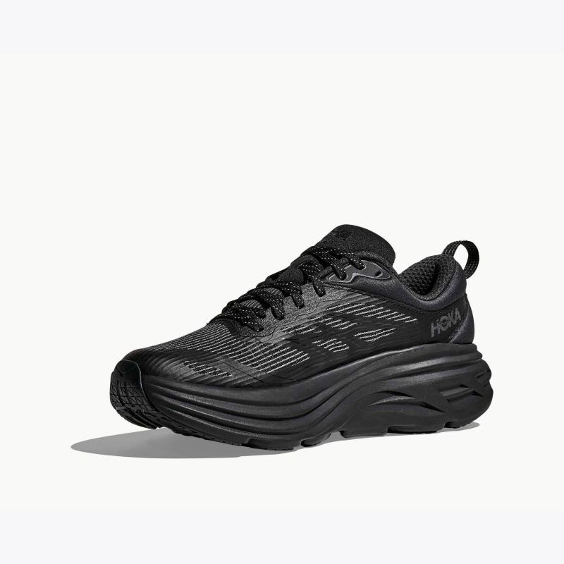 【ホカ/ライフスタイル/ ボンダイ 8 TS ケイジド】HOKA F25 7/1 U BONDI 8 TS CAGED BLACK / BLACK 1155391-BBLC