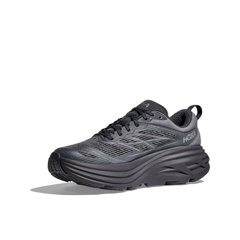 HOKA F25 7/1 U BONDI 8 TS CAGED CHARCOAL GREY /GREY SKIES 1155391-CYG