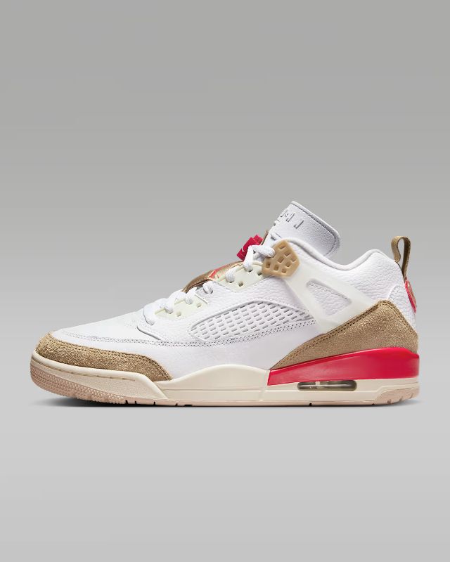 JORDAN BRAND FA25 JORDAN SPIZIKE LOW ホワイト/ファイアレッド-デザートカモ-セイル FQ1759-105