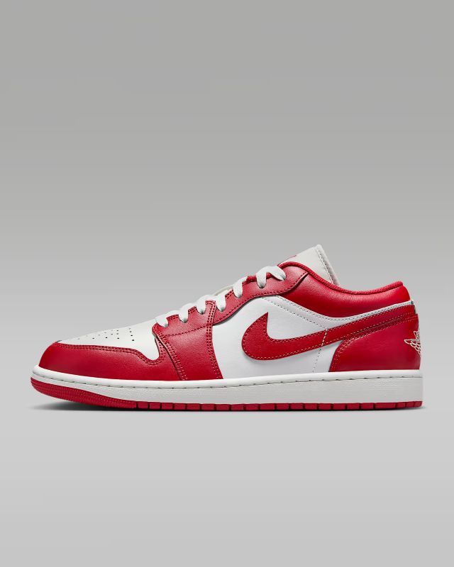 JORDAN BRAND FA25 AIR JORDAN 1 LOW サミットホワイト/バーシティレッド-サミットホワイト 553558-166