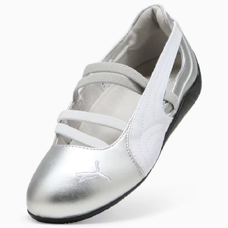 PUMA AH25 SPEEDCAT BALLET METALLIC WNS PUMA SILVER-PUMA WHITE 401581-01