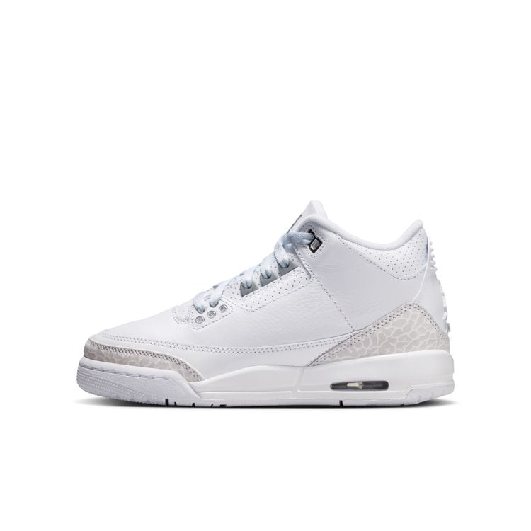 JORDAN BRAND FA25 7/5 AIR JORDAN 3 RETRO GS ホワイト/メタリックシルバーホワイト DM0967-111
