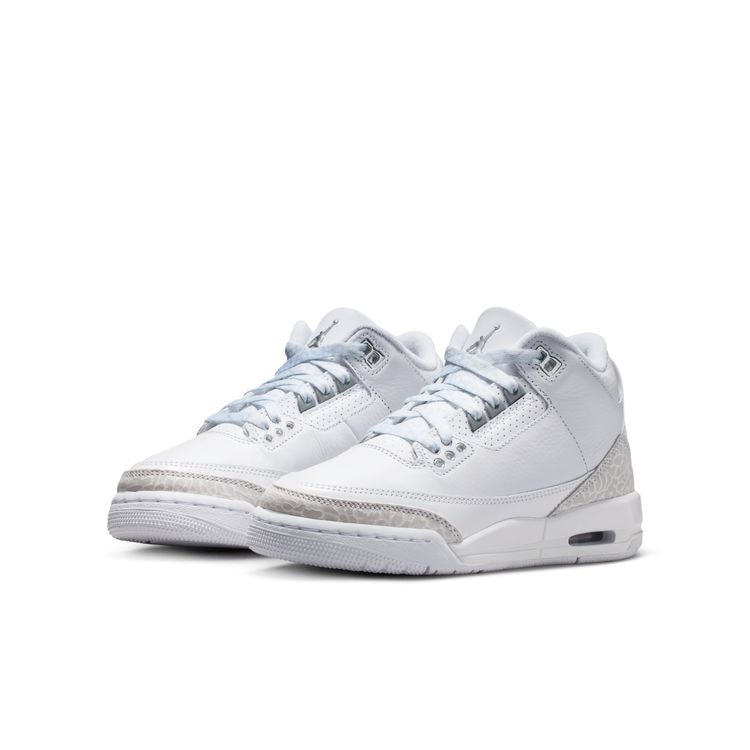 JORDAN BRAND FA25 7/5 AIR JORDAN 3 RETRO GS ホワイト/メタリックシルバーホワイト DM0967-111