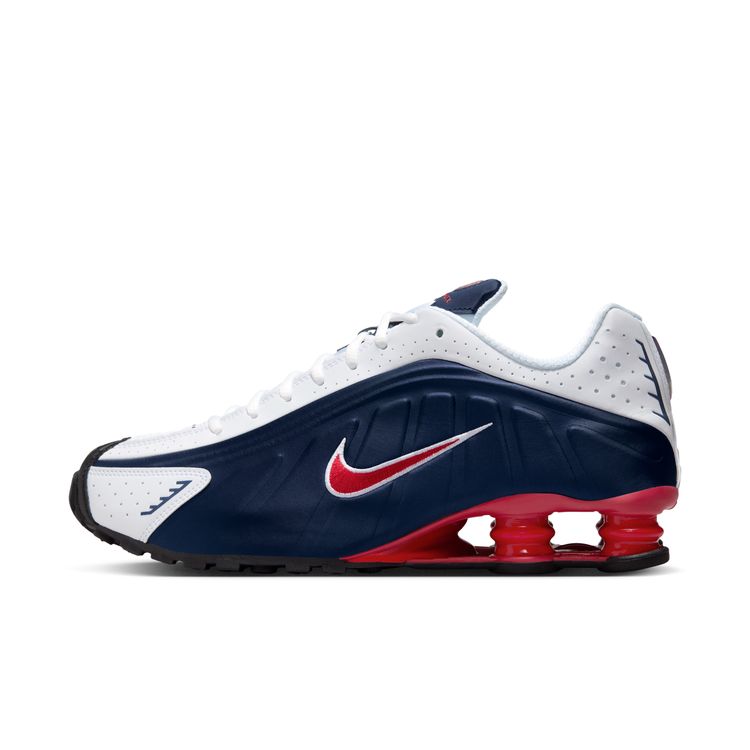 NIKE FA25 NIKE SHOX R4 ミッドナイトネイビー/ジムレッド-ホワイト HQ1988-400