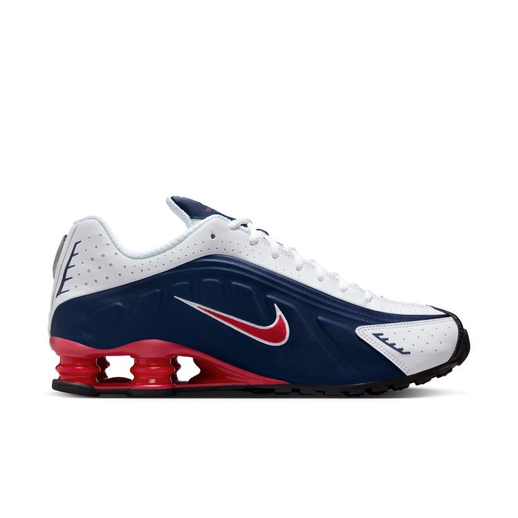 NIKE FA25 NIKE SHOX R4 ミッドナイトネイビー/ジムレッド-ホワイト HQ1988-400