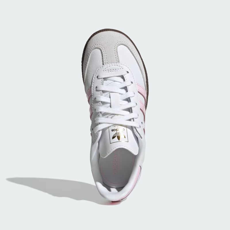 adidas 25Q3 SAMBA OG C フットウェアホワイト/クリアピンク/ガム JQ2849