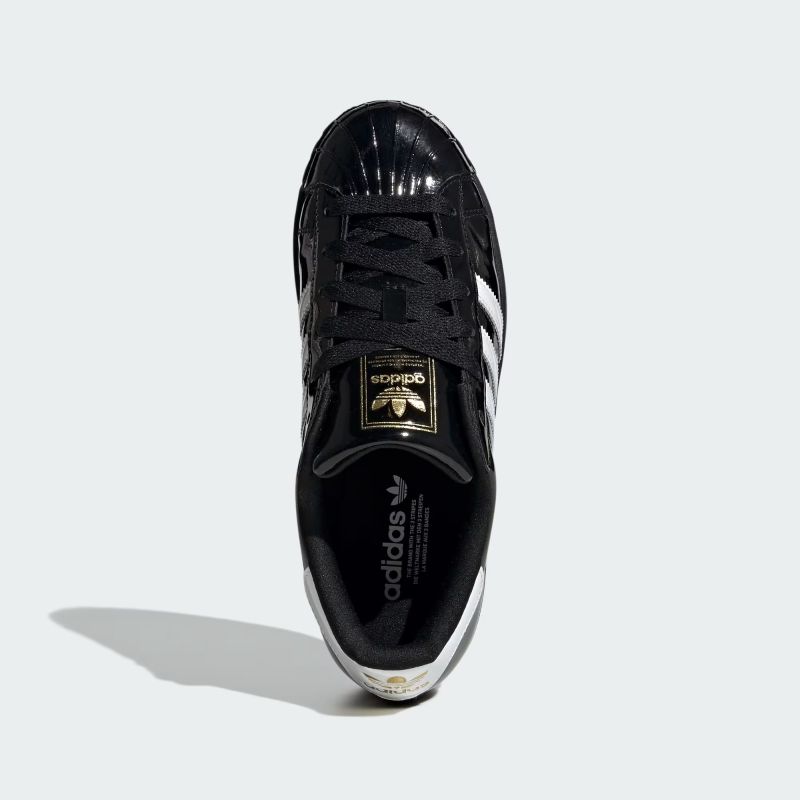 adidas 25Q3 SUPERSTAR II W コアブラック/フットウェアホワイト/ゴールドメタリック JS4009